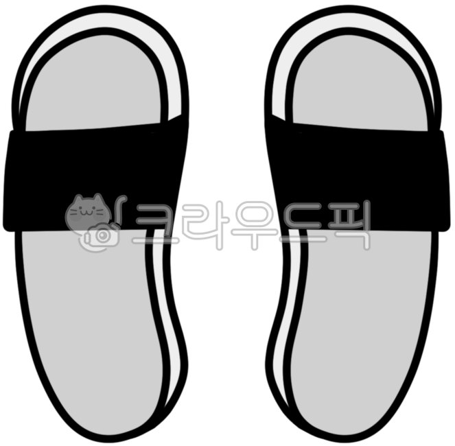 슬리퍼,신발,덧신,그림,드로잉,일러,누끼,ppt요소