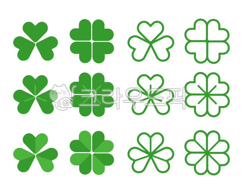 Clover,illustration,icon,three-leaf clover,four-leaf clover,luck,leaf,clover icon,Irish,Saint Patrick,saint,illustration,plant,design,holiday,green,lucky,Ireland,flower,saint,nature,symbol,celebration,spring,clover,four-leaf clove