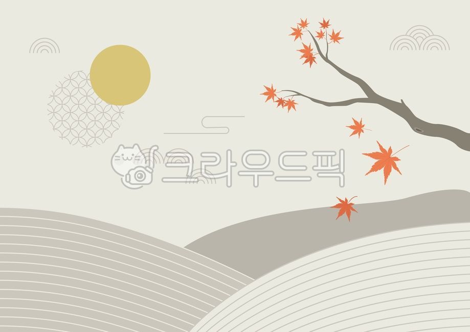 Thanksgiving,midautumnfestival,cloud,Maple leaf,mountain,New Year,leaves,drawing,sight,new year,Full moon of the first lunar month,natural,backdrop,tree,traditional pattern,brown,korea,moon,traditional,background,plant,Korean tradition,colorful,pattern,sc