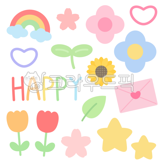 Spring,flowers,buds,cherry blossoms,tulips,spring stickers,flower stickers,spring elements,spring decorations,flower drawings,flower illustrations,spring illustrations,dakku,sticker illustrations,stickers,sticker png,good note stickers,go