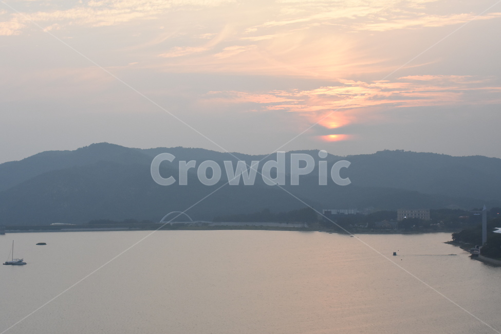 경주,보문호수,일몰,풍경,경주일몰