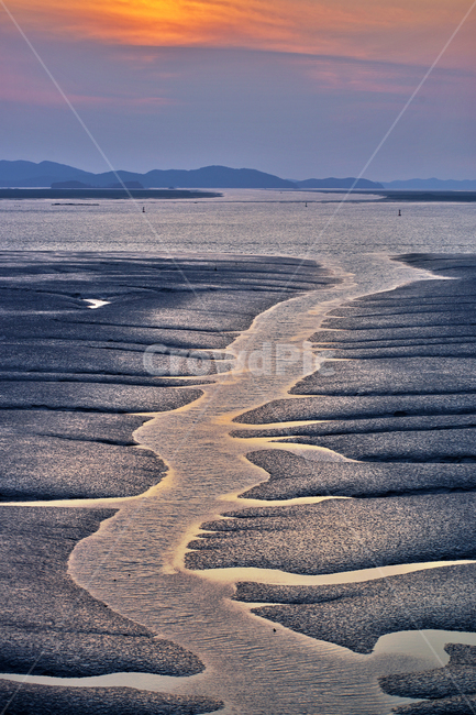영종도,서해,인천,정서진,일몰,석양,갯벌,갯골,썰물,바다,자연,풍경,nature,landscape