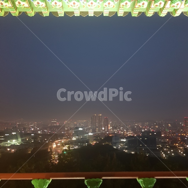울산,함월루,야경,건물뷰,힐링