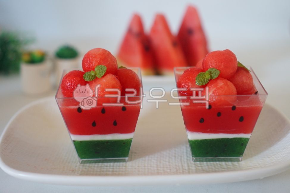 수박젤리,수박푸딩,수박디저트,dessert,watermelonjelly