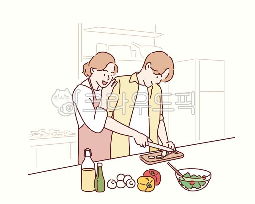 브런치,cook,전원주택,신혼,싱크대,부부,휴가,채소,화분,라이프스타일,사랑,주방,가정,앞치마,결혼,아침식사,같이,가정부엌,식사,커플,남녀,연인,요리교실,요리사,남자,여자,인간,사람,요리
