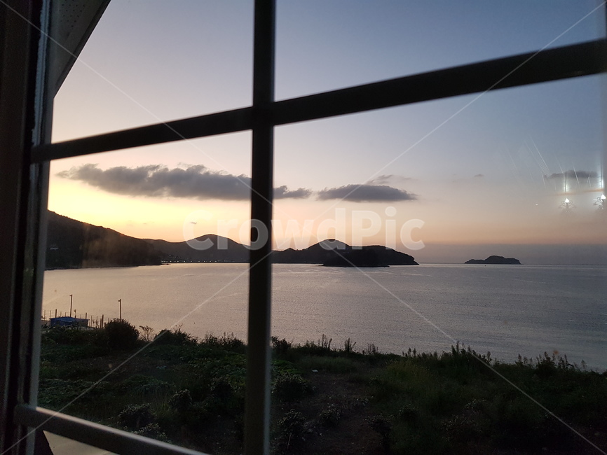 nature,자연,옥외,water,물,거제도,바다,해질녁,sunset,노을,sea