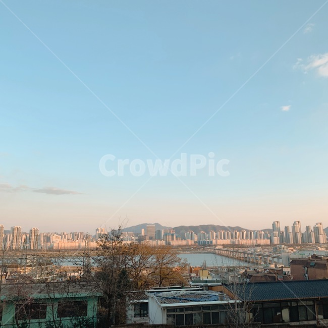 한강,하늘,한강풍경,반포대교,새빛둥둥섬