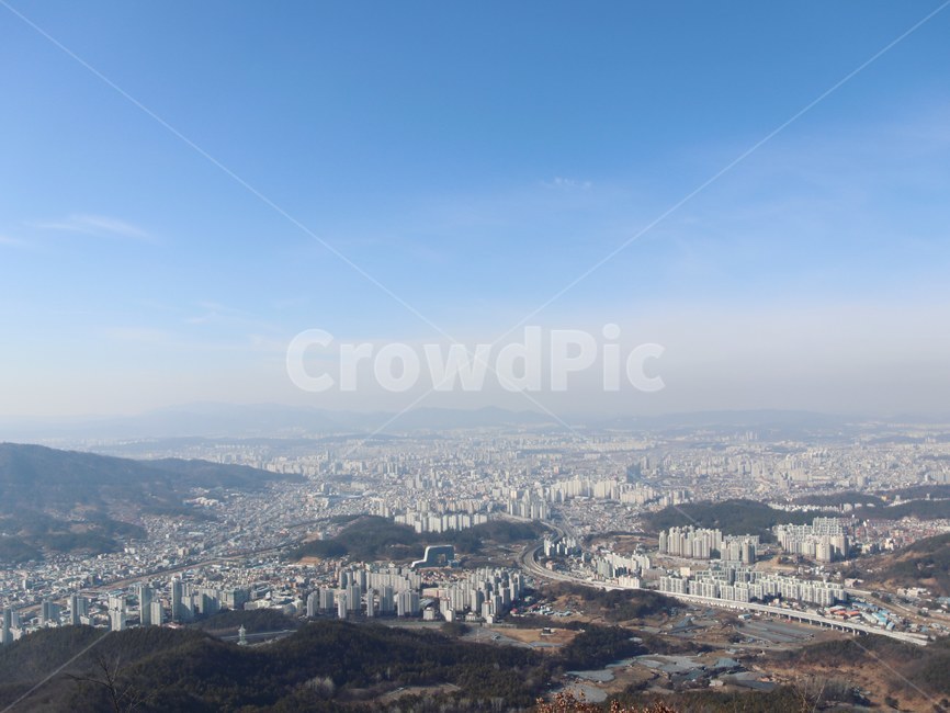 풍경,도시,city,대전,식장산,도심,맑음,blue,도시,풍경,city,landscape,한국도시풍경,한국도시경관,korea cityscape,nature,자연,outdoors,옥외,경치,scenery,aerial view,조감도