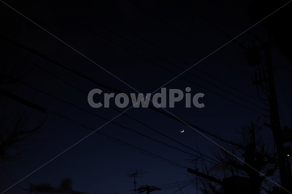 달,밤,야경,초승달,moon,겨울,겨울하늘,자연,풍경,nature,landscape,야경,밤,nightscape,night