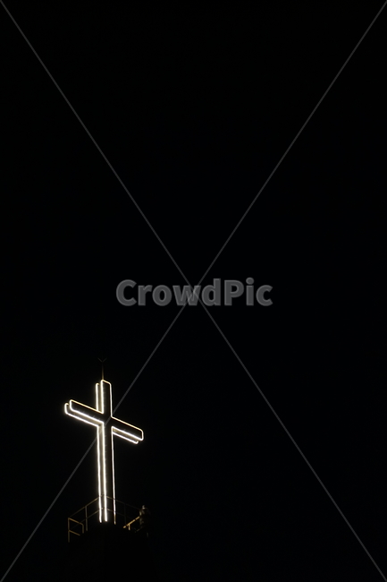 십자가,cross,상징,symbol,교회,네온,종교,신앙,religion,belief,faith