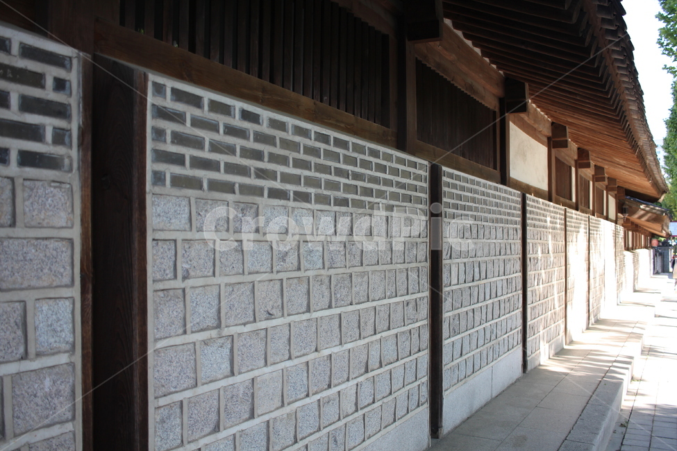 서울,서울거리,한옥,한옥담벼락,한옥담,한국전통
