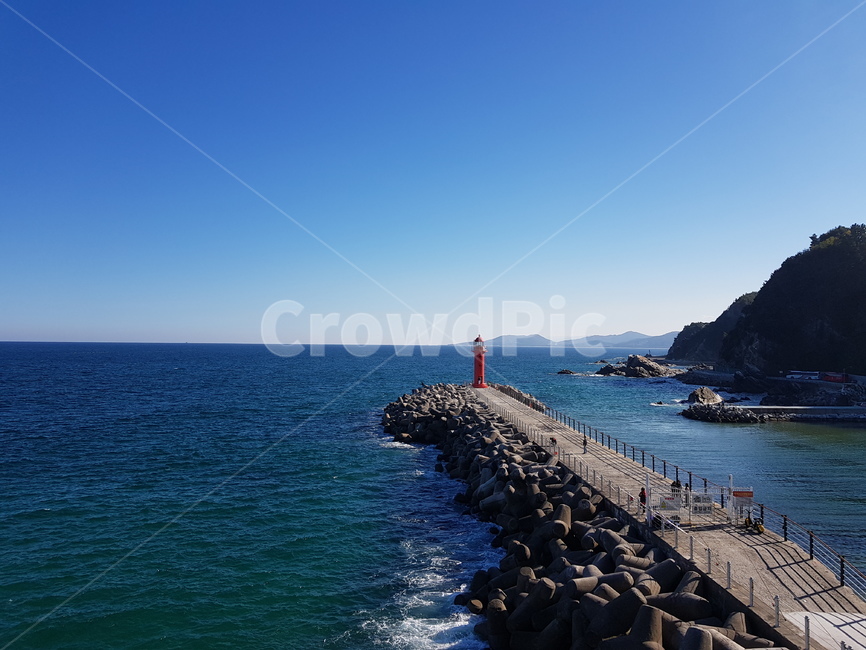 바다,등대,낙산사,자연,lighthouse,등대,lighthouse,promontory,곶