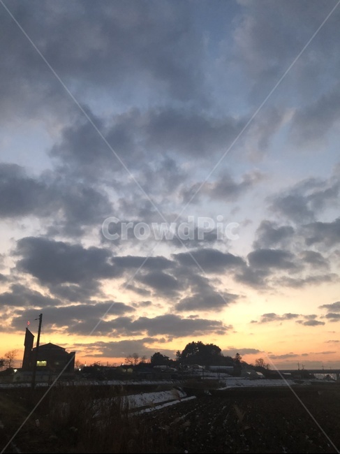 계절,자연,풍경,노을,구름,저녁