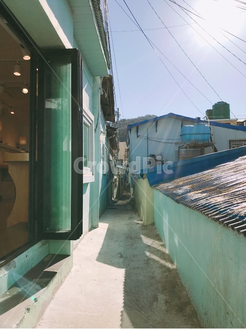 골목,초록,감성,풍경,힐링,골목길,alley