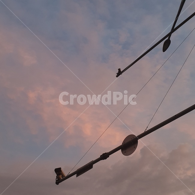 하늘,노을,풍경,구름,sky,표지판,cloud,sunset