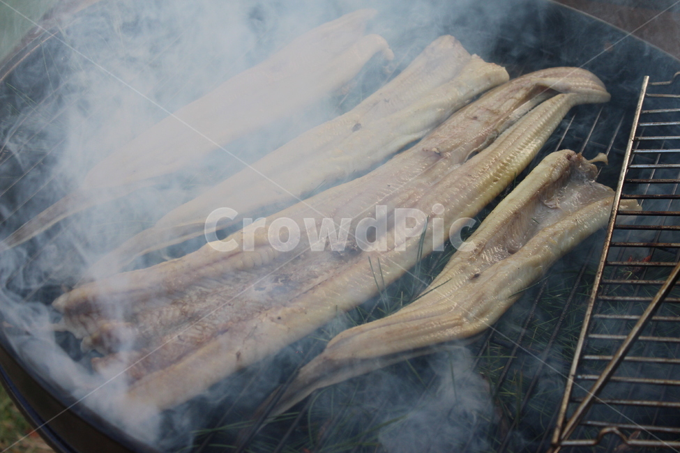 연기,장어구이,물고기,캠핑,생선구이,음식,식재료,요리,food,cook,meal,dishes,food reserves,수산물,해산물,fishery products,seafood