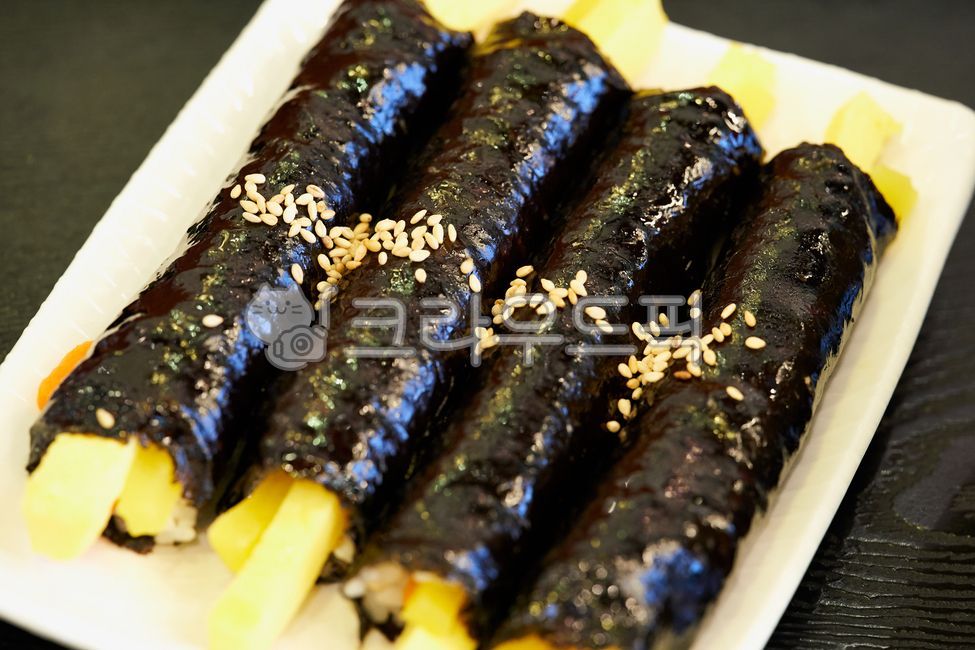 음식, 분식, 식사, food, 김밥, 사진,이미지,일러스트,캘리그라피 - neon0083작가