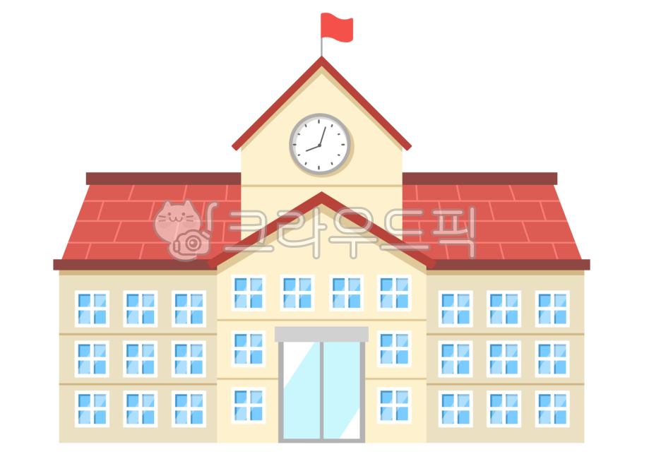 학교,학교일러스트,등교,하교,입학,졸업,학교이미지,건물,학교건물