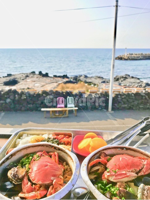 라면,해물라면,제주도,바다,풍경,제주