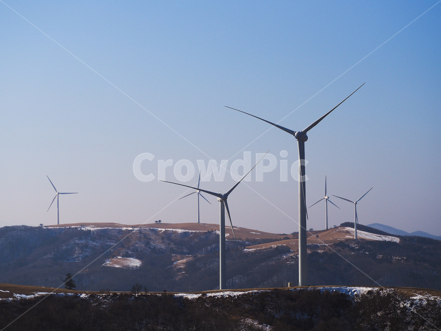 풍경,대관령,대관령삼양목장,겨울,winter,산업,industry,industrial,에너지산업,energy industry,machine,기계,engine,엔진,motor,모터
