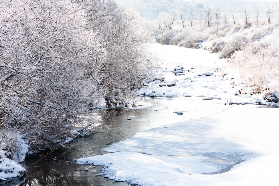상고대,아침,눈,폭설,자연,풍경,시냇가,눈꽃,겨울,계절,winter,season,자연,풍경,nature,landscape,outdoors,옥외,snow