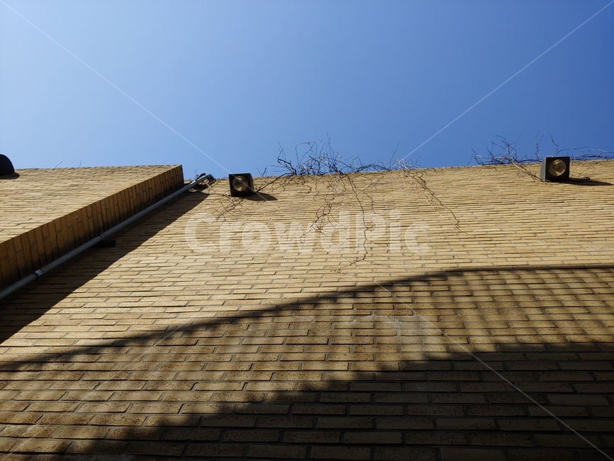하늘,벽,그림자,벽돌,풍경,파란,공원,계단,건축물,건물외관,exterior,building,structure,architecture,construction