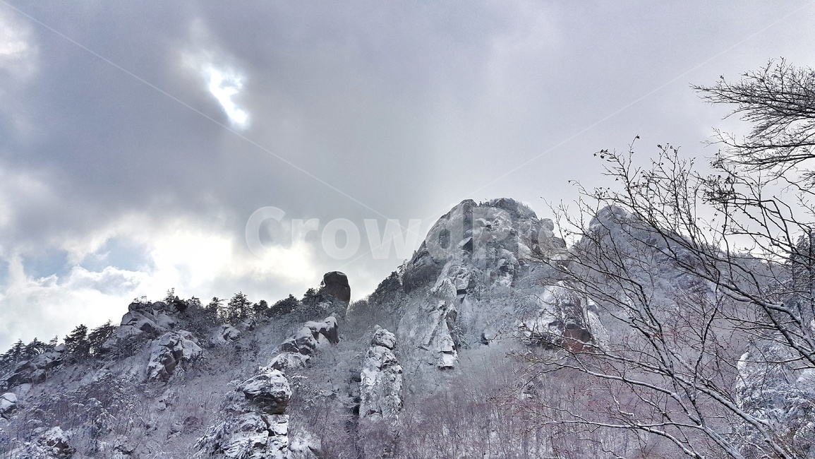 산,겨울,속리산,눈곷,설산,계절,자연,풍경,한국자연풍경,한국자연경관,winter,season,nature,landscape,나무,하늘,구름,설경,겨울산