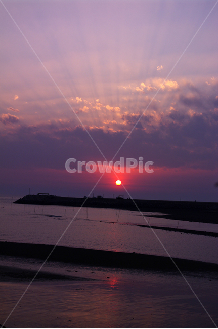 하늘,석양,노을,일몰,구름,빛,풍경,바다,sunset,안면도,꽃지해변,자연,풍경,nature,landscape,outdoors,옥외,sunlight,햇빛