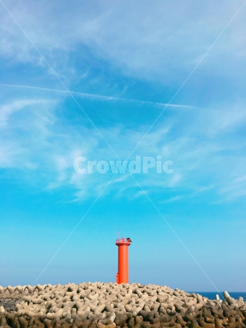 우도,빨간등대,등대,풍경,방파제,등대,lighthouse,색깔,색상,색채,색감,color sense,color sensitivity,feeling of color