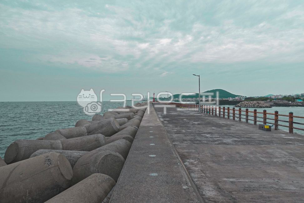 breakwater,Jeju,Harbor,jeju island,muzzle,sea,Hwabuk Port,ocean,jeju,weather