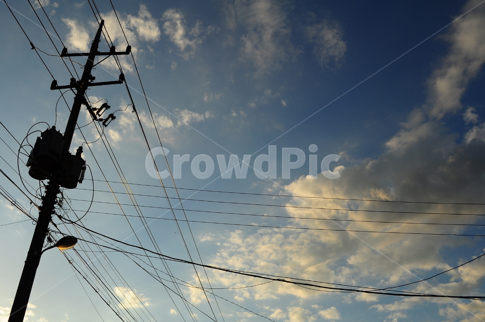 노을,전봇대,전신주,구름,하늘,시골풍경,전기줄,시골,자연,풍경,nature,landscape,cable,케이블,power lines,전력선,electric transmission tower,송전탑