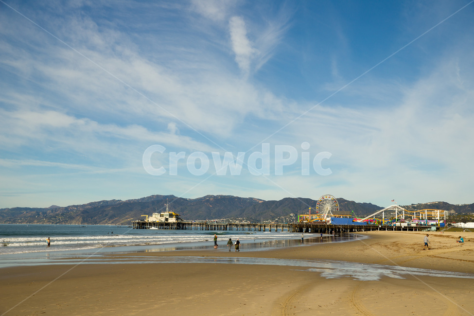 background,beach,beautiful,blue,city,clouds,coast,harbor,holiday,landscape,nature,ocean,outdoor,santamonicacalifornia,scenic,sea,sky,summer,sunrise,sunset,tourism,tropical,vacation,view,water,해안가,미국,로스앤젤레스,산타모니카,해변,하늘,바다,엘에이,물,옥외,자연,모레,백사장