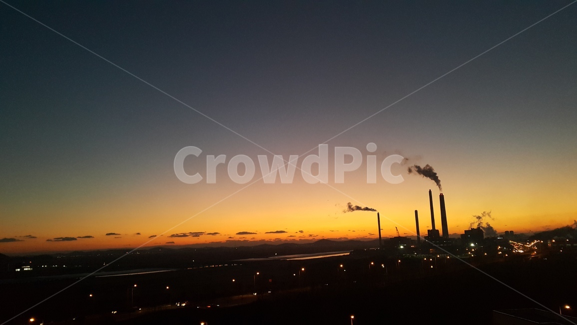 노을,하늘,구름,파랑,태양,sunset,sky,cloud,blue,sun,야경,밤,풍경,nightscape,night,landscape,산업,industry,industrial,nature,자연,outdoors,옥외