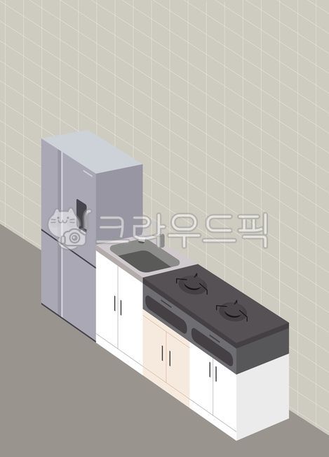 냉장고,부엌,주방,가스버너,싱크대,아이소매트릭,refrigerator,kitchen,sink,gasburner