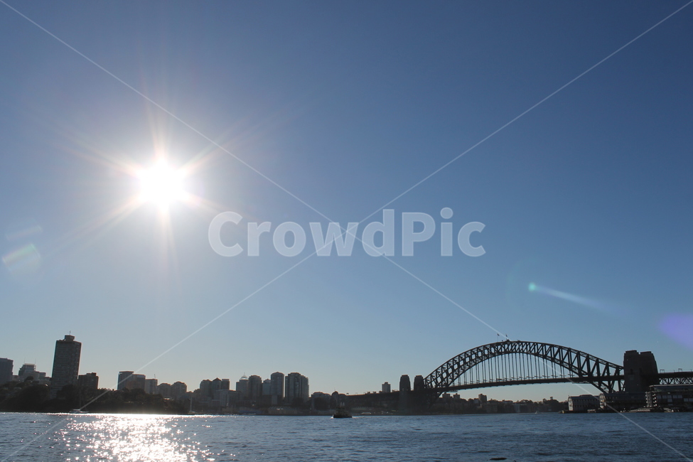 시드니,하늘,푸른하늘,파란하늘,sydney,blue,bluesky,sky,바다,sea,물,water,빌딩,building,건물,architecture,건축물,해,태양,하버브리지,햇빛,sun,sunlight,harborbridge,다리,bridge