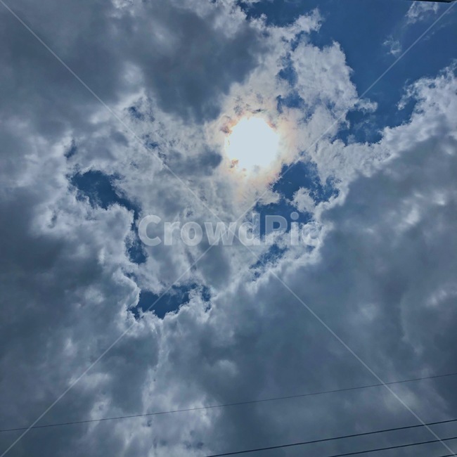하늘,구름,태양,휴식,sky,sun