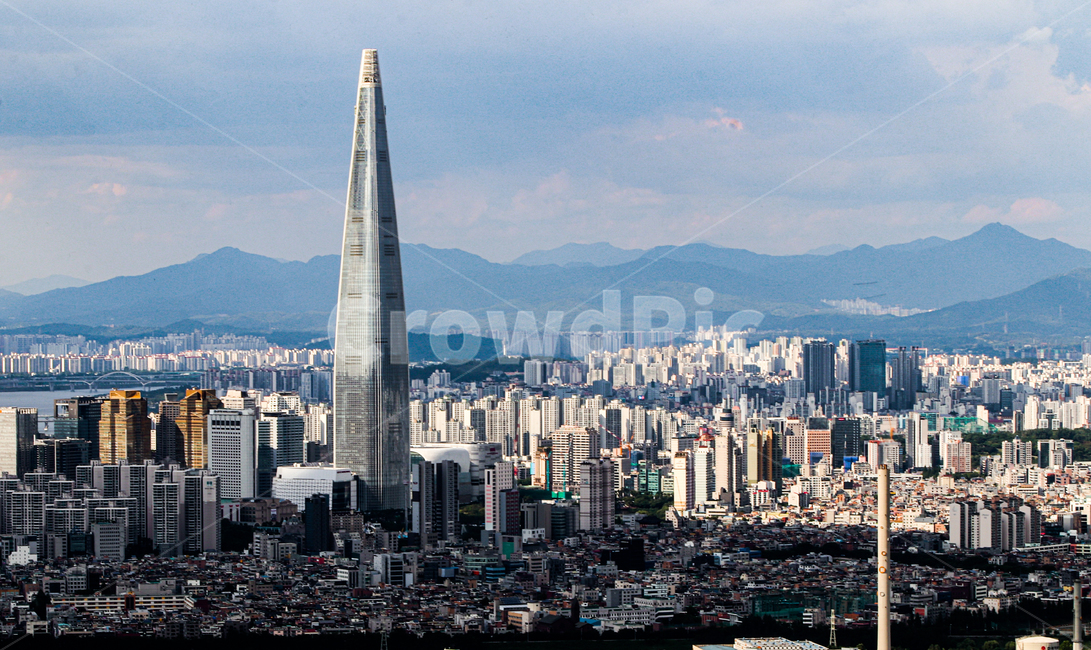 seoul,city,Lotte Tower,sight,Seoul scenery