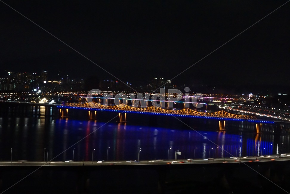 야경,응봉산,원효대교,대교,차,야경,밤,풍경,nightscape,night,landscape,도시,city,building,건물