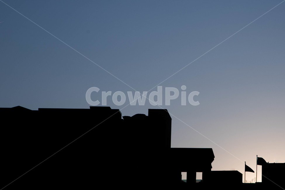 그림자,실루엣,일몰,깃발,하늘,실루엣,그림자,silhouette,shadow,건축물,건물외관,exterior,building,structure,architecture,construction