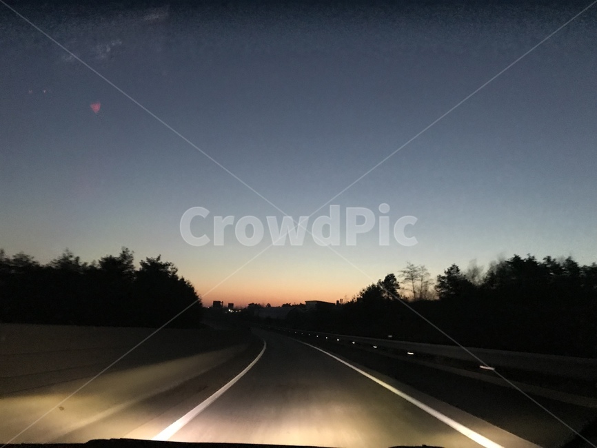 도로,highway,아스팔트,고속도로,새벽