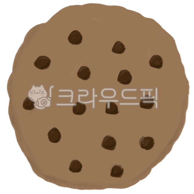cookie illustration,cookie,dessert,snack,Chocolate Chip Cookies