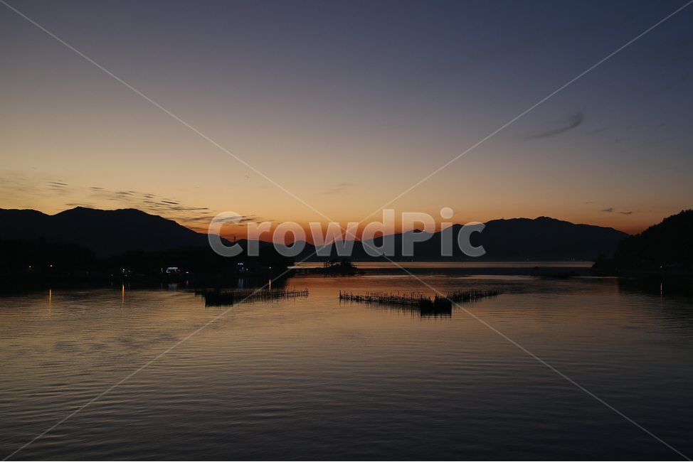 남해,남해바다,죽방렴,노을,하늘,자연,풍경,nature,landscape,outdoors,옥외,water,물