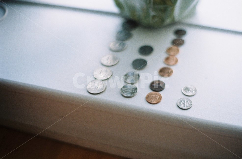 동전,나열,여행,미국돈,미국동전,필름,필름사진,감성,sensible,feeling,금융,돈,finance,banking,money
