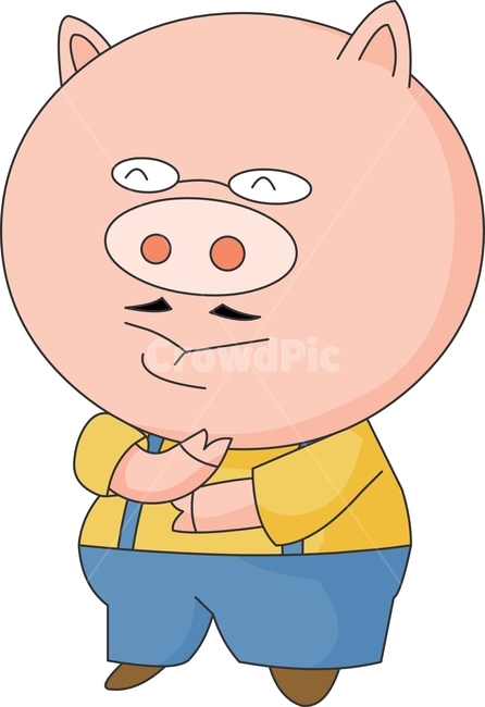 동물,동물캐릭터,캐릭터,짐승,행동,동작,시추에이션,감정,표현,학습,교육,유아,단어,한글익히기,영단어,일러스트,일러스트레이션,벡터,eps,그림,손그림,카툰,만화,삽화,드로잉,아트워크,그래픽,클립아트,상황컷,아트,아트클립,콘셉트,아이콘,웹,앱,소스,활용,디자인,상황그림,돼지,돼지캐릭터,포유류,뚱,뚱뚱이,뚱보,배불뚝이,먹보,삼겹살,비계,콧수염,안경,웃음,미소,느긋함,바라봄,즐거움,즐김,사색,즐거운생각,팔짱,동물,animal,그래픽,일러스트레이션,graphic,illustration