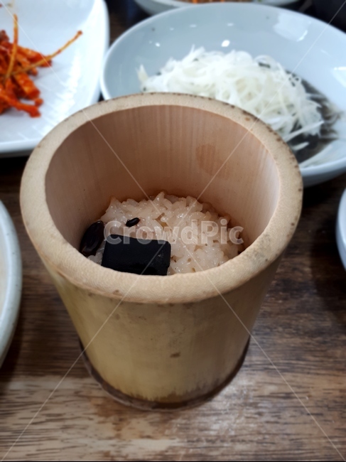 대통밥,죽통밥,밥,숯,음식,식사,한국,밥상,주식,쌀,대나무