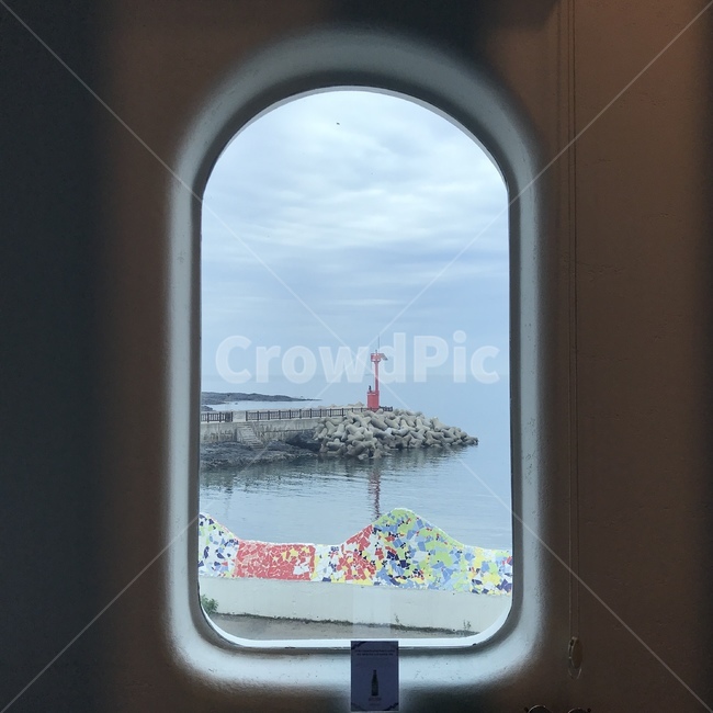 제주,창문,등대,바다,jeju,window,lighthouse,sea,풍경,view