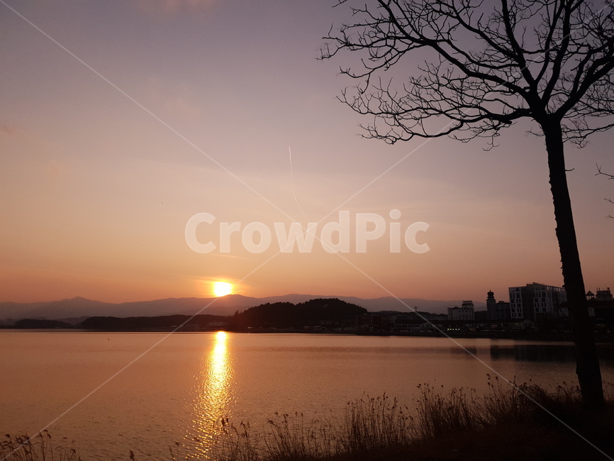 자연,일몰,sunset,붉은하늘,황혼,nature,sky