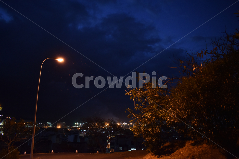 가로등불빛,포트루이스야경,모리셔스야경,야경,roadlamp,streetlight