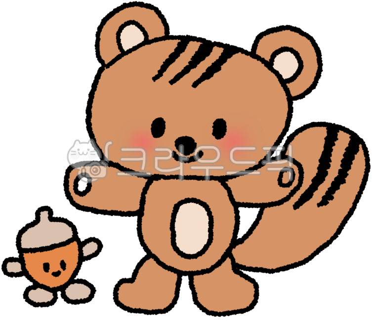 Squirrel,acorn,character,cute animal,animal character,cute picture,animal friend,color illustration,hand drawing,sticker,animal picture,cute expression,emotional expression,children's picture,animal element,warm picture,autumn feeling,