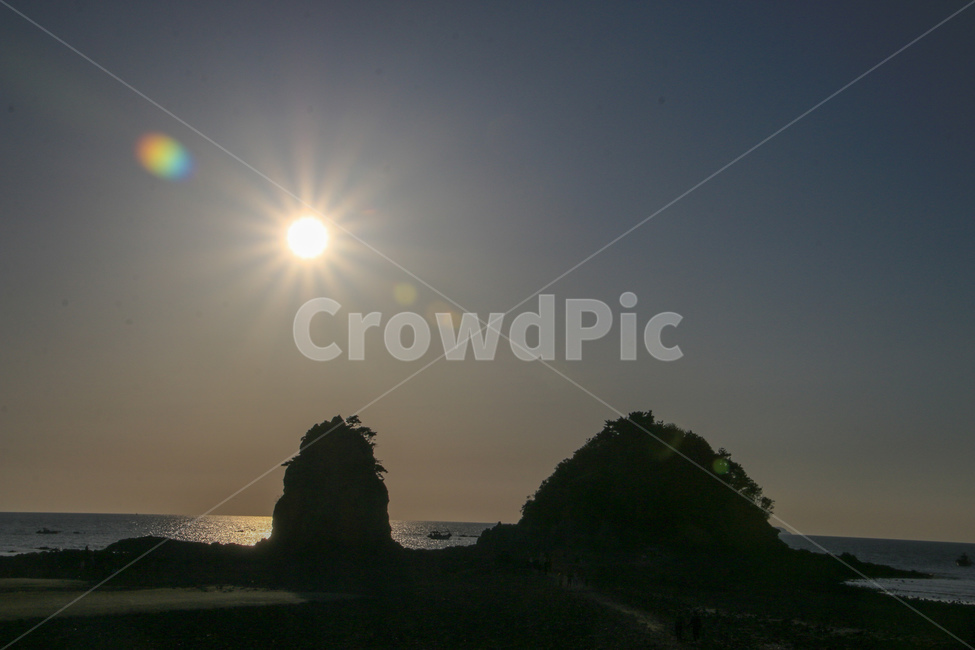 붉은태양,구름이예쁜,꽃지,바다,빛,자연,풍경,nature,landscape,flare,플레어,light,sunlight,햇빛